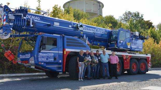 Une grue Demag AC 160-5 pour Könning Autokrane