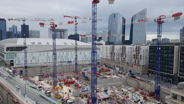 Le DCS 60 assure l'anticollision sur le chantier du futur siège Vinci