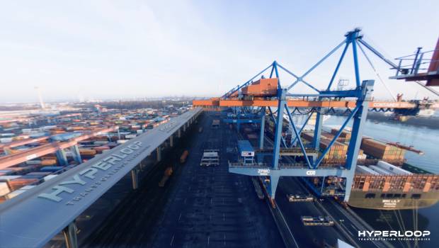 Dans le port d’Hambourg, Hyperloop solutionne le fret