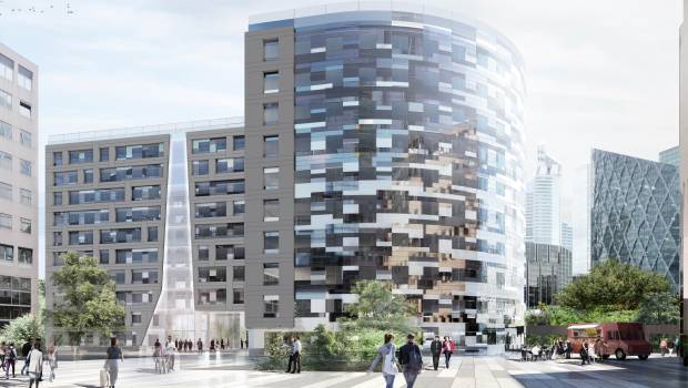 Spie batignolles rénove « Le Balzac » à La Défense
