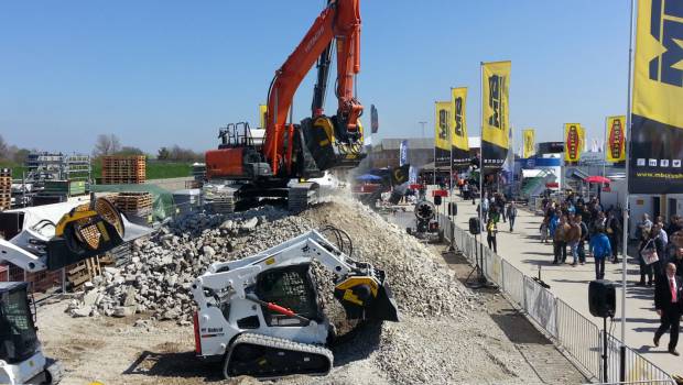 MB Crusher s’installe sur trois stands au salon Bauma 2019