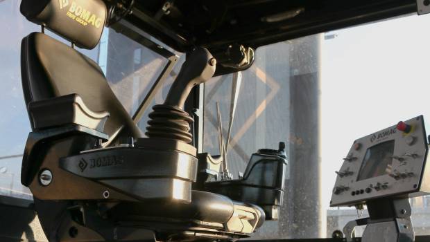 Nouveau concept de commandes sur les finisseurs Bomag