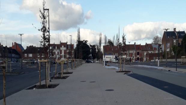 Les bétons décoratifs montrent la voie au BHNS d'Amiens