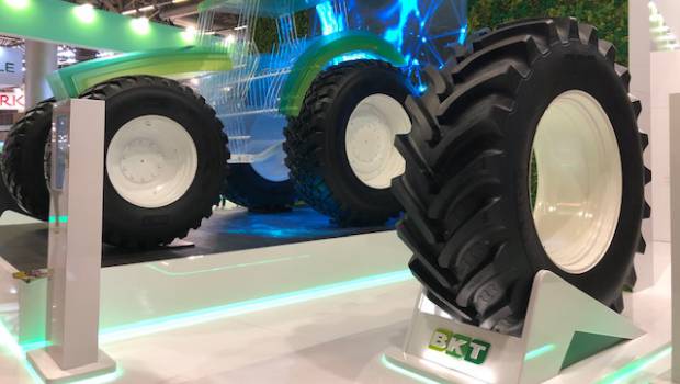 Un pneu agricole BKT à la hauteur