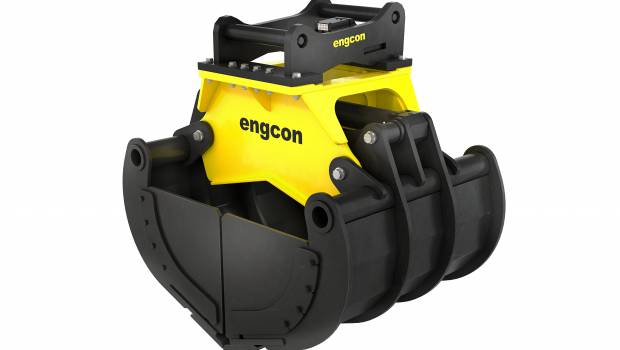 Engcon met à jour ses grappins de tri