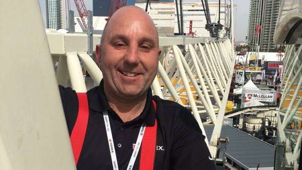 Lee Maynard, directeur des ventes globales de Terex Cranes