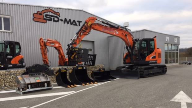 SD-MAT concessionnaire exclusif Doosan sur les deux Savoie
