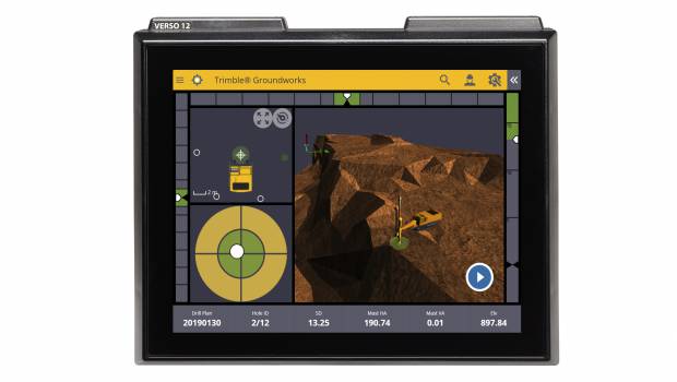 Trimble dévoile son système de guidage GroundWorks