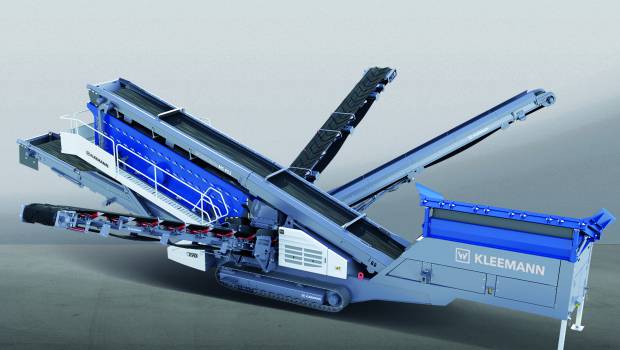 Un crible puissant de 500 t chez Kleemann