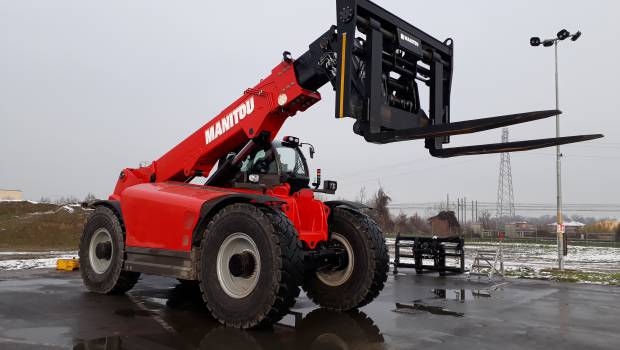 Manitou dévoile un nouveau télescopique à Bauma