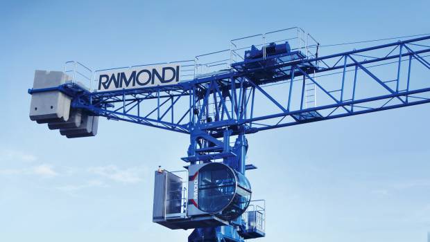 3 grues Raimondi en exposition sur Bauma