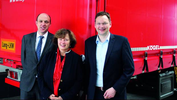 Le ministre bavarois de la construction en visite chez Kögel