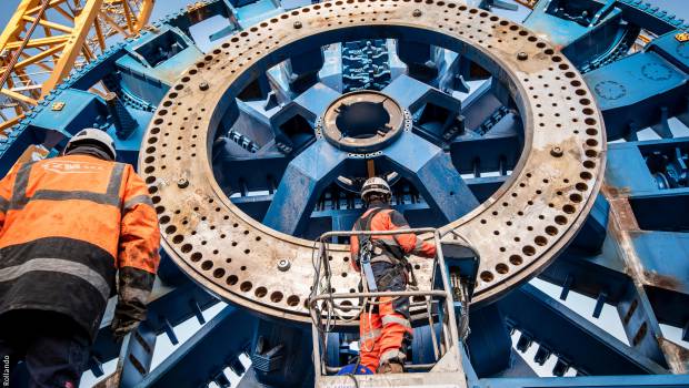 Amandine, le 4e tunnelier du Grand Paris