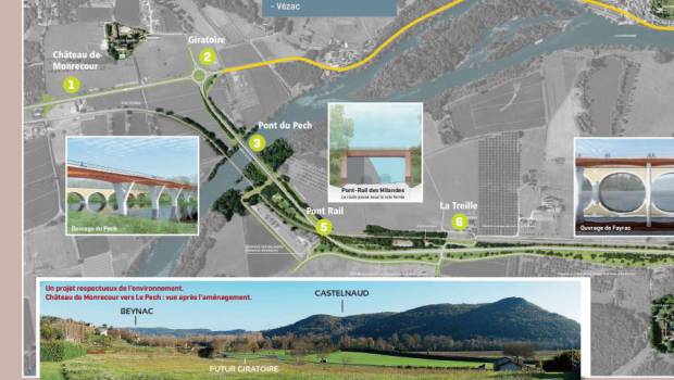 Contournement de Beynac : le tribunal administratif annule le chantier