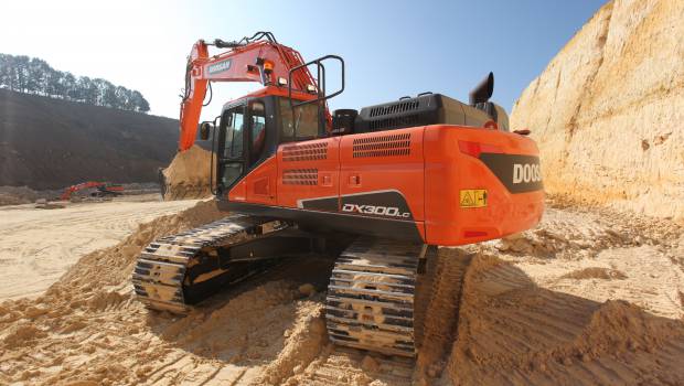 La pelle Doosan DX300LC-5 a le TCO le plus bas du marché