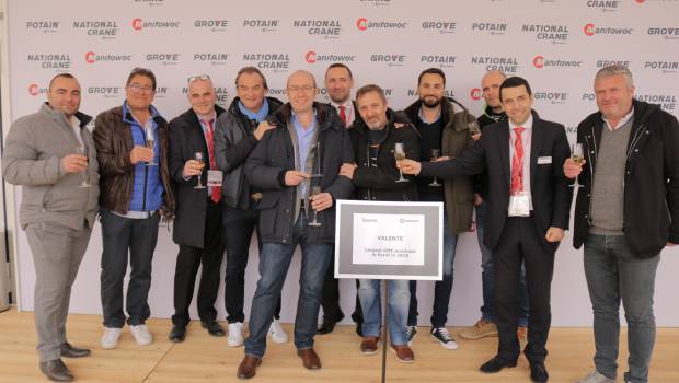 Valente, meilleur client de GME Potain en Europe et en Afrique