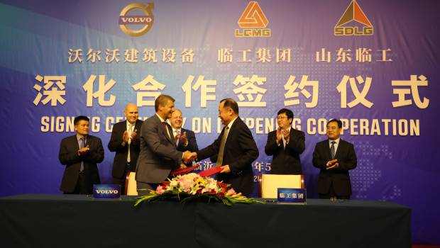 Volvo CE assoit la position de SDLG en Chine