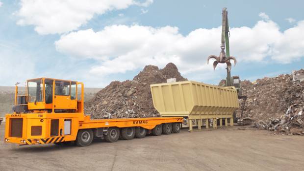 Le Groupe TII expose une gamme de véhicules pour l'industrie sidérurgique