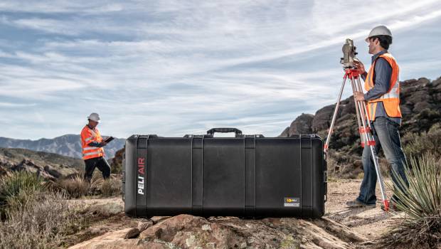 Une valise longue pour la protection des équipements de sondage