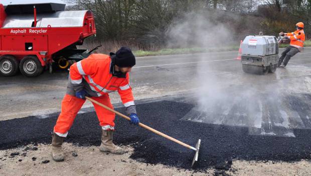 Dunkerque teste un recycleur d'enrobé Bagela