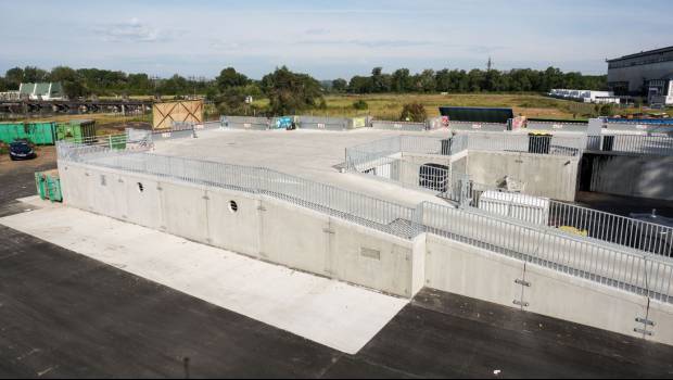 Des quais modulaires en béton préfabriqué pour les déchèteries