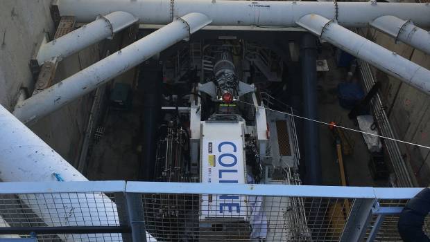 Métro ligne B à Lyon : « Coline » creuse entre Saint-Genis-Laval et Oullins