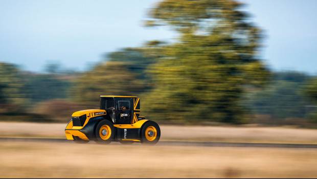 Le JCB Fastrac dans le Guinness World Records