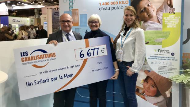 Les Canalisateurs offrent 6 677 € aux enfants de Madagascar