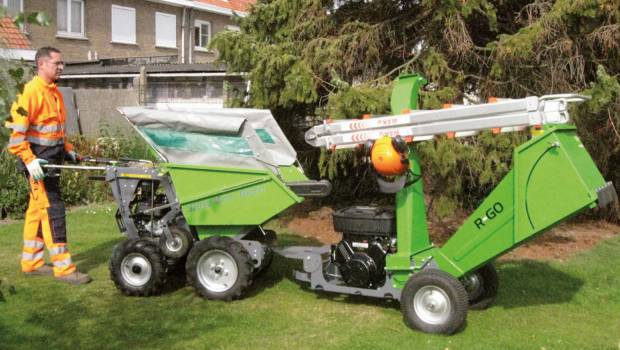 Broyeur de branches Rajo R-GO : compact mais puissant