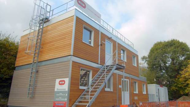 Bouygues Bâtiment Sud-Est conçoit une base vie en bois