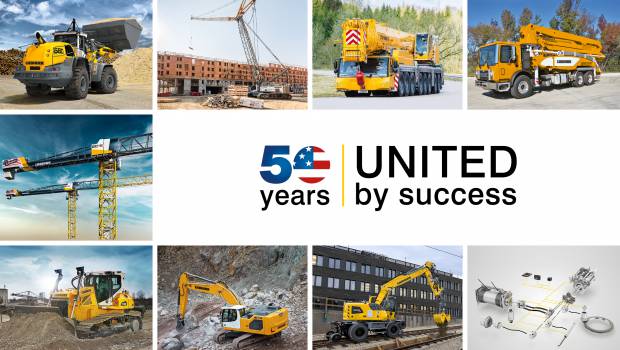Liebherr fête ses cinquante ans à Conexpo