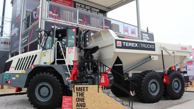 Les tombereaux TA400 et TA300 de Terex Trucks s'exposent sur Conexpo