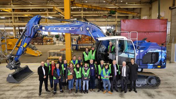La 60 000e pelle Liebherr se trouve au syndicat des Rivières de Haute Alsace