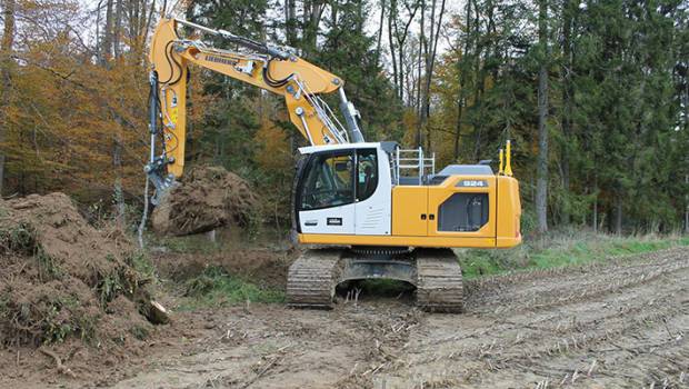 Rokemann mise sur une Liebherr R 924 G8 pour ses travaux de terrassement