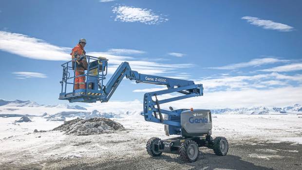 Une nacelle Genie Z-45XC repousse ses limites en Antarctique