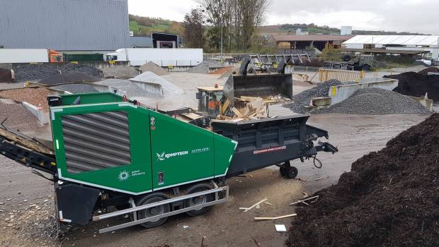 Deux nouveaux broyeurs plus mobiles chez Komptech