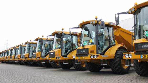 Le loueur GSV acquiert 22 tombereaux Hydrema