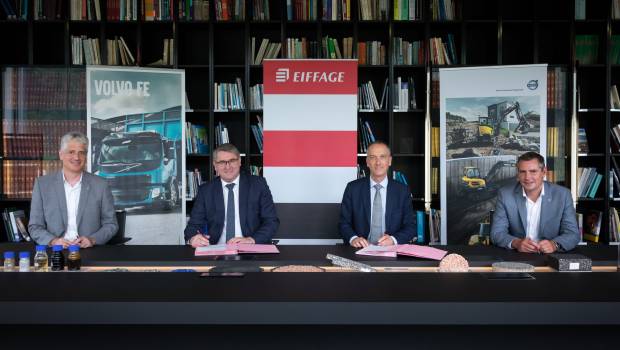 Eiffage choisit les solutions électriques du groupe Volvo