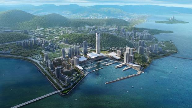 Un nouveau quartier émerge à Zhuhai, en Chine