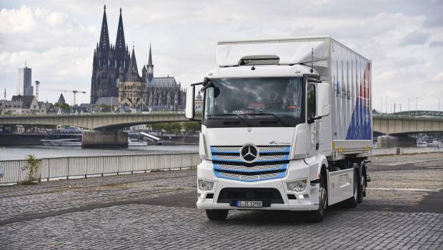 Un eActros dans le centre de Cologne