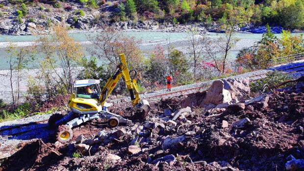 CAN au secours de la RD 6202 après le passage d'Alex