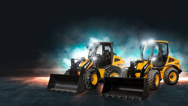 Quatre chargeuses sur pneus compactes chez Sany