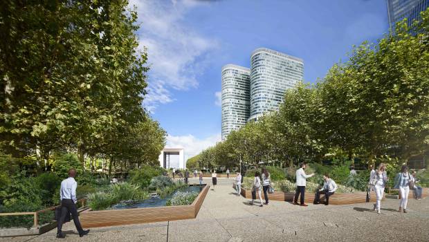 L'Esplanade de La Défense se met au vert