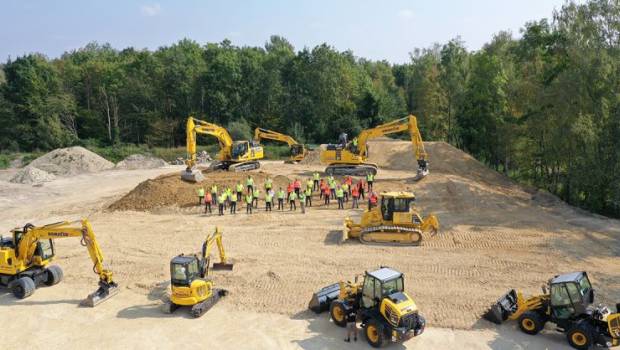 Nouvelle zone de démonstration Komatsu
