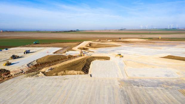 Maison d'arrêt de Lavau : 100 % des terres réutilisées sur site
