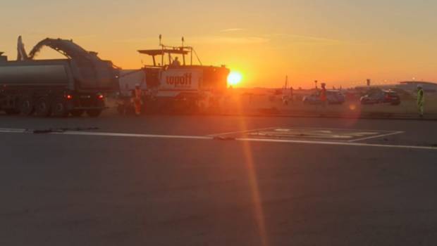 Aéroport de Bruxelles : Topcon en piste