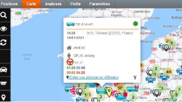 Ocean optimise le suivi de flotte PL