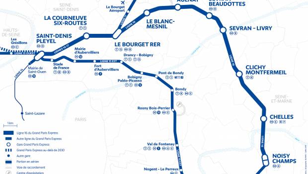 Grand Paris : le dernier lot génie civil de la ligne 16 attribué