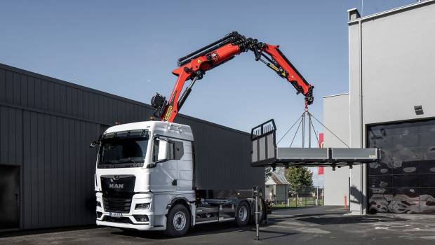 MAN : Nouvel essieu avant pour les grues de chargement lourdes