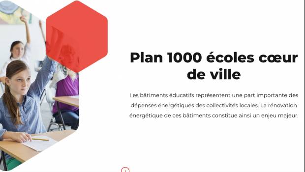 Lancer la rénovation énergétique de 1 000 écoles dans les 2 ans